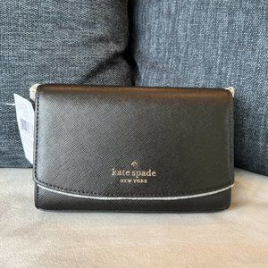 NWT BLACK Kate Spade - Perry Leather Crossbody Retail: $239